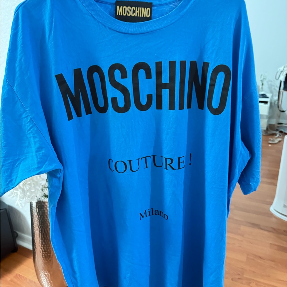 Moschino Bright Blue Couture Tee